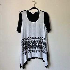 EUC Karen Kane Sheer Tunic